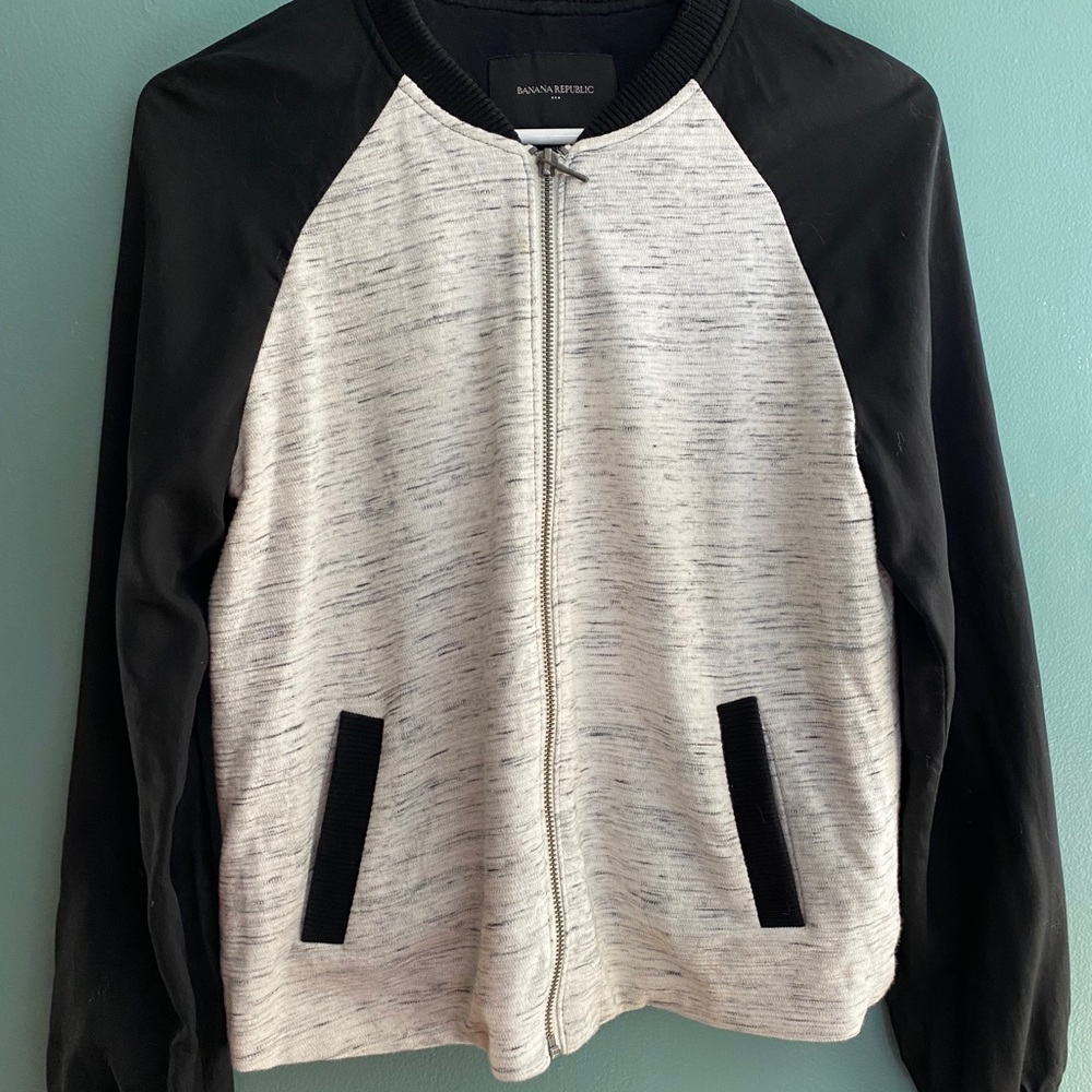 Lightweight Banana Republic Bomber Jacket Sz Small